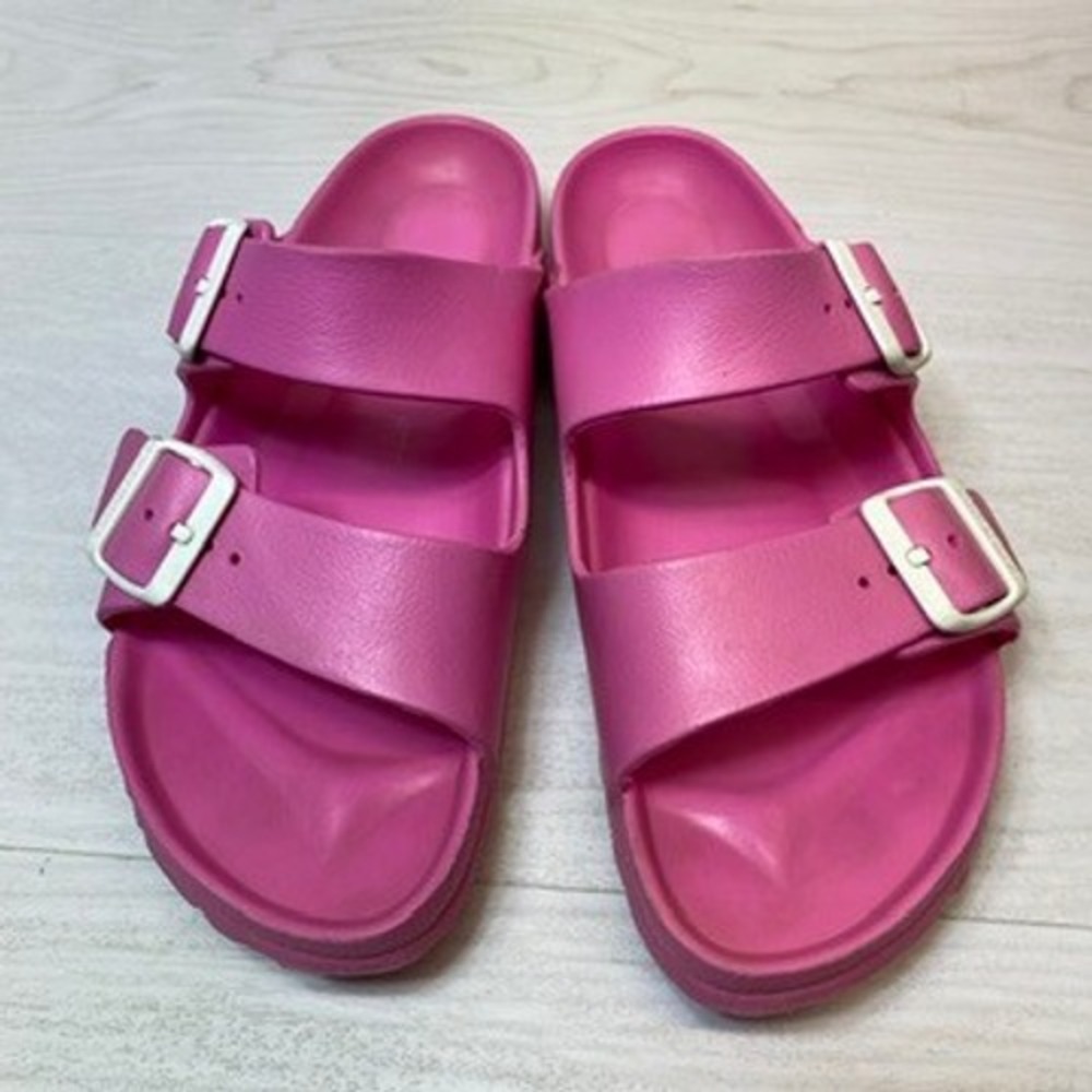 Birkenstock Womens 10 41 Arizona Sandals Slide Pink EVA Waterproof Beach Comfort
